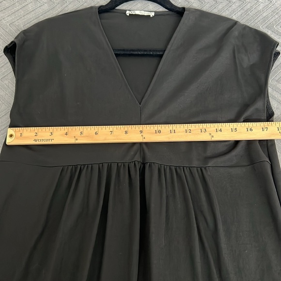 Zara Lightweight RuffleTiered Midi Cap Sleeve Dress - Picture 5 of 8